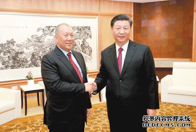 习近平会见全国政协副主席何厚铧